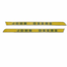 Ar28048 Ar28049 Hood Side Molding Pair With Raised Letters Fits John Deere