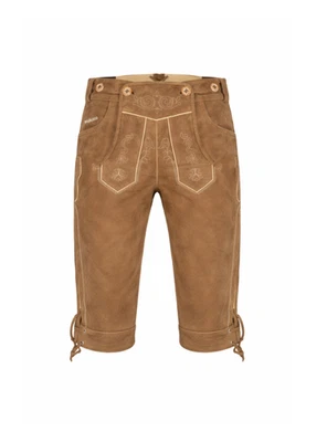 PAULGOS Herren Trachten Lederhose - Kniebund - Echtes Leder - Größe 44 - 60  - Bild 1 von 3