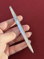 Stylo Bille Waterman Vintage En Acier Satiné Des Années 60 - État Correct, Avec Recharge