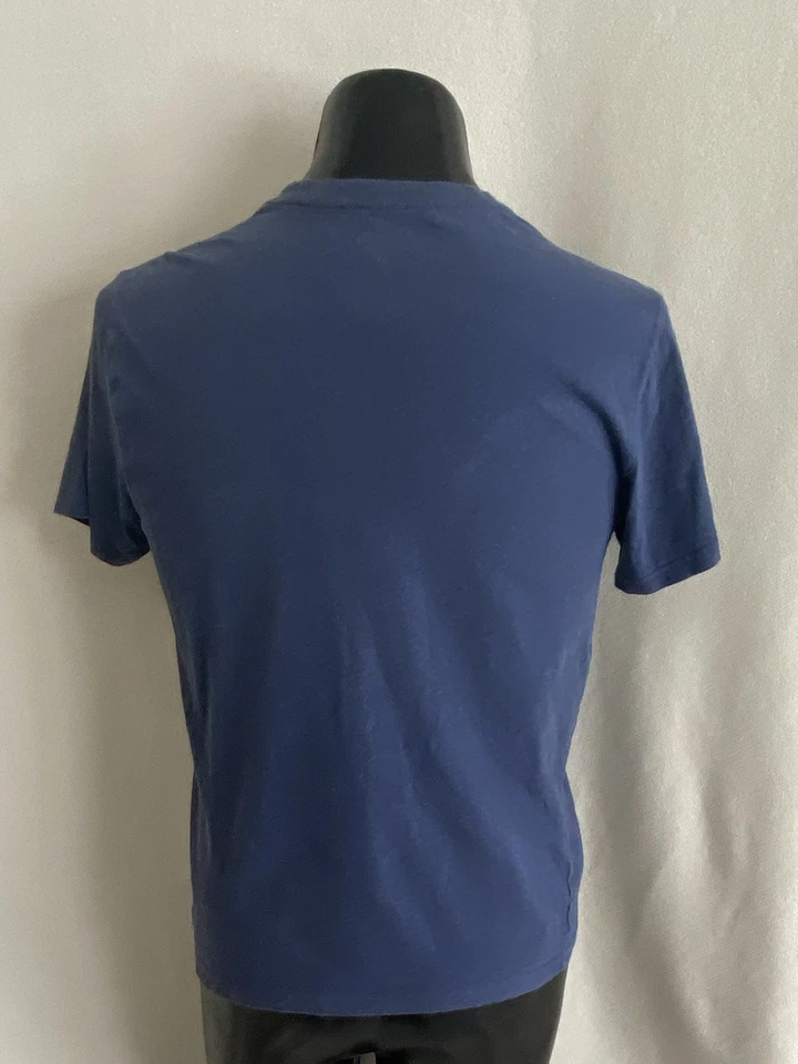 Camiseta Polo Ralph Lauren Niño X-Grande (18-20) Manga Larga Azul con Logo Rojo # Foto 3 de 4