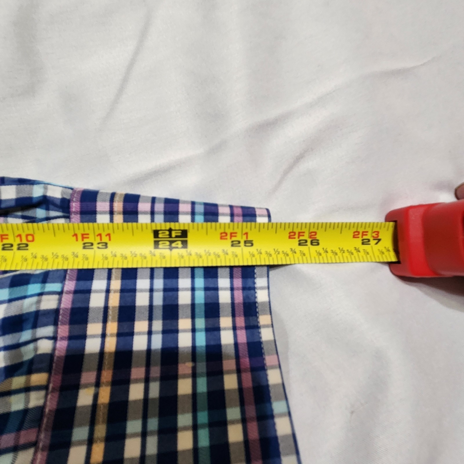 Peter Millar X-Large Gingham Multi Long Sleeve Bu… - image 6