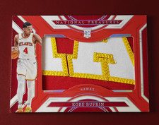 2023-24 Panini National Treasures Rookie Jumbo Patch Kobe Bufkin RC #RJM-KBF 1/8
