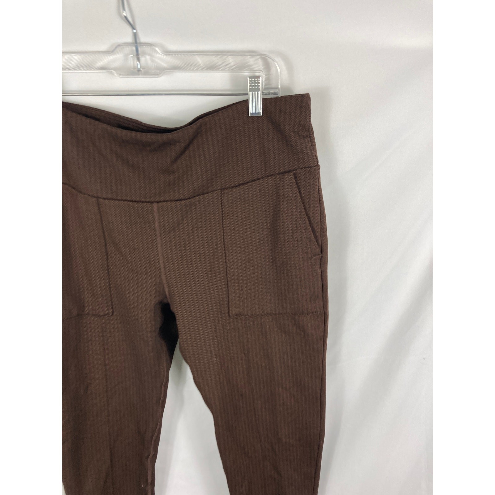 Mondetta Brown Pull On Patterned Legging Pant Siz… - image 2