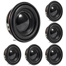 6Pcs 1.5Inch 40MM Mini Portable Speakers 4ohm 3W Full Frequency Stereo Sound