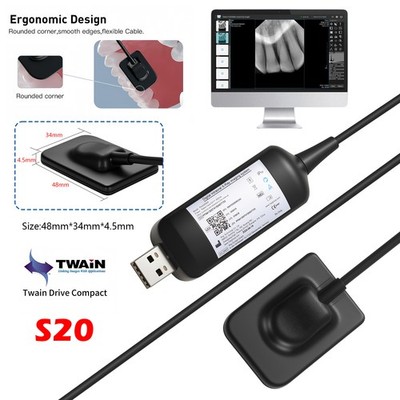 Dental Digital X-Ray Sensor Intraoral RVG Imaging Sensor Größe 2.0 fit TWAIN