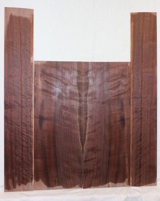 Figured Quarter Sawn Black Walnut Acoustic Back and Side Set. Dreadnought Size