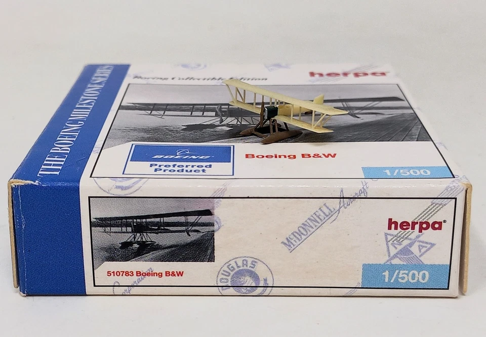 HERPA Miniaturmodelle 1:500 / Boeing  Model 1 - B&W  / Cod. 510783 - Immagine 2 di 4