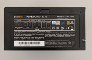 be quiet! Pure Power 12 M 750W 80 Plus Gold PC-Netzteil
