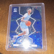 Ziaire Williams RC 2021-22 Panini Mosaic #216 Blue Fast Break Prizm /85