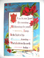 VINTAGE CHRISTMAS POSTCARD P. SANDER