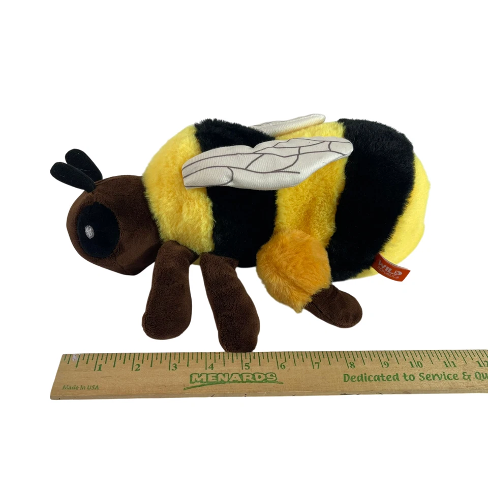 Juguete de peluche Lovey Wild Republic Bumble Bee Insecto 10" Foto 4 de 4