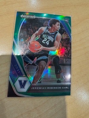 2021 Panini Prizm Draft Picks Green Prizm Jeremiah Robinson-Earl RC #43 - Nova