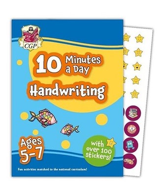 New 10 Minutes a Day Handwriting for Ages 5-7 [with reward stickers], CGP Books