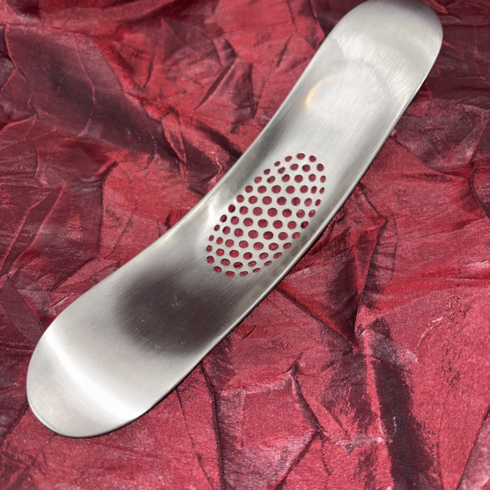 Joseph Joseph Garlic Rocker Crusher Mincer Press Brushed Stainless Steel EUC