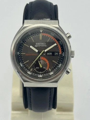 Rare Vintage Seiko Speed-Timer 5 Sports Chronograph 6139-7060 Watch Near Mint