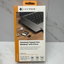 Hyper - HyperDrive Next  8 Port USB-C Hub, 4K HDMI, USB4/Thunderbolt 4, 1 USB-C,