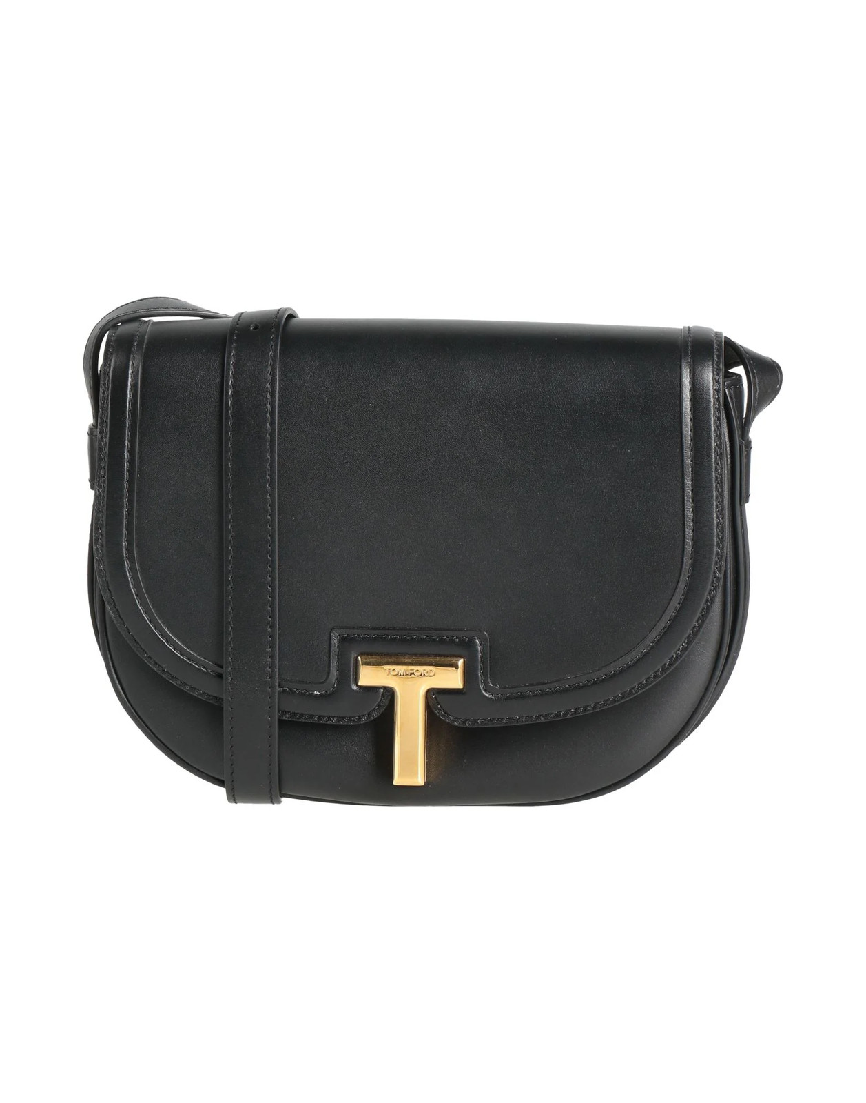 Tom Ford - Women - Leather Saddle bag - Black 544290₽