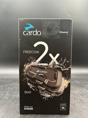 Cardo Systems FREECOM 2X Motorcycle 2-Way Bluetooth Communication System Headset