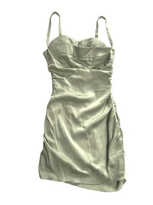 knee length dresses for ladies Guizio | Satin Corset Dress main image 1