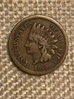 1860 Indian Head Cent: VG-F