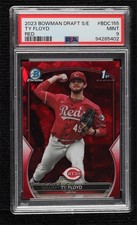 2023 Bowman Chrome Draft Sapphire Edition Red 3/5 Ty Floyd PSA 9 MINT 10yf