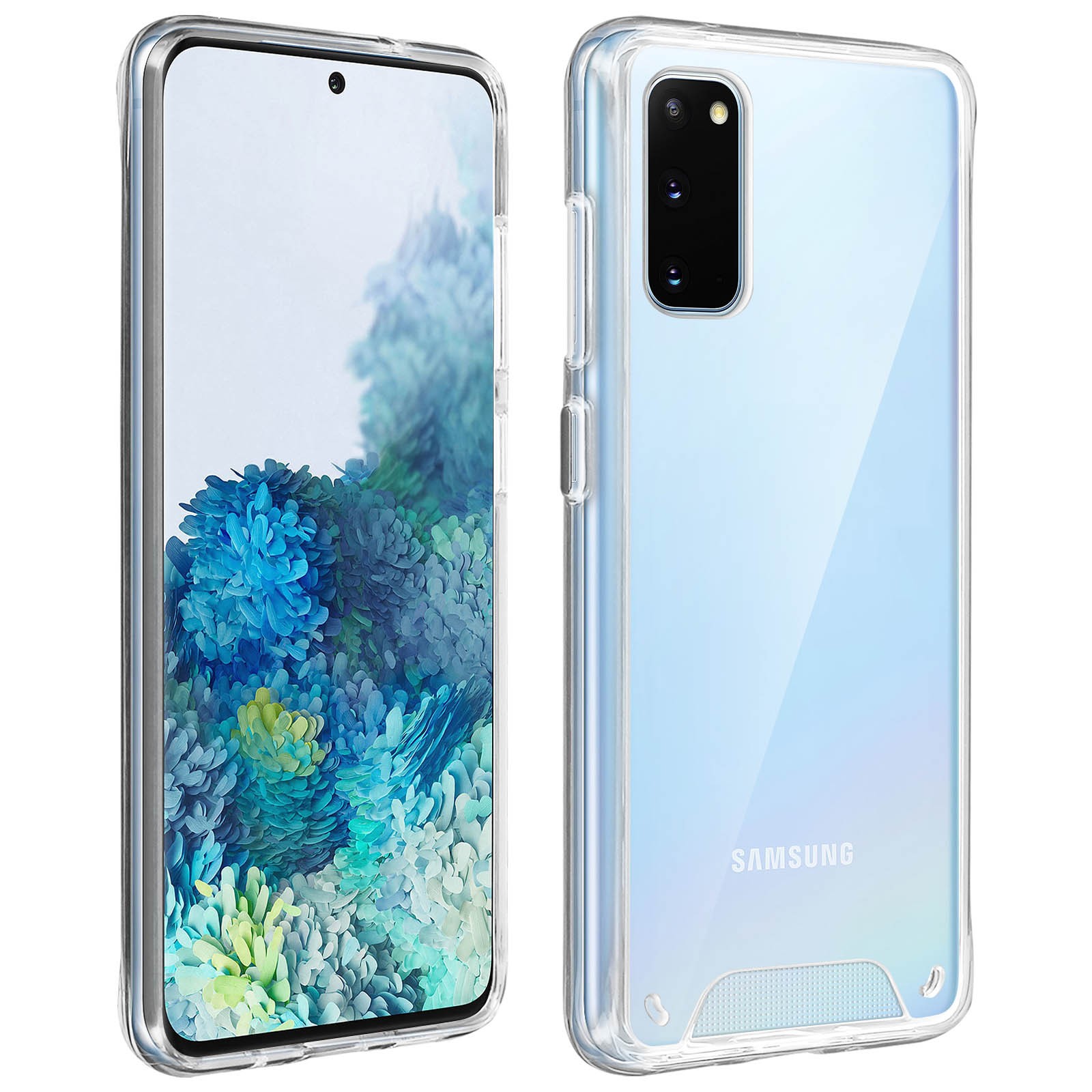 Coque transparente Galaxy S11e Avizar idéale pour les photos en extérieur