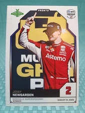 2025 Parkside Indycar Pronto Week 17 Josef Newgarden Winner Nashville 129