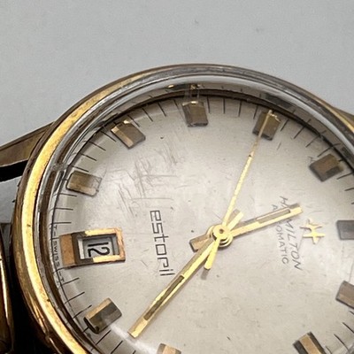 1960s Vintage Hamilton Estoril 300 Automatic Watch 64003-4 10K