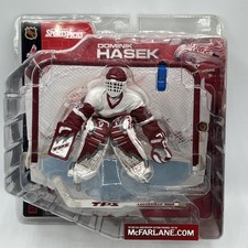 Dominik Hasek NHL Detroit Red Wings WHITE JERSEY VARIANT McFarlane 2001 Series 2