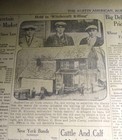 DEC 14, 1928 NEWSPAPER PG #2104- SELF-STYLED WITCHCRAFT DOCTOR KILLED IN YORK PA — photo 1