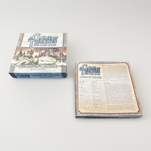 A Game of Thrones LCG: Lords of Winter Expansion - Open Box | Brand New - Picture 4 of 4