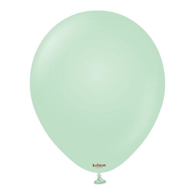 KALISAN Macaron Green Luftballons Naturlatex 12 Zoll Pastellgrün Ballon