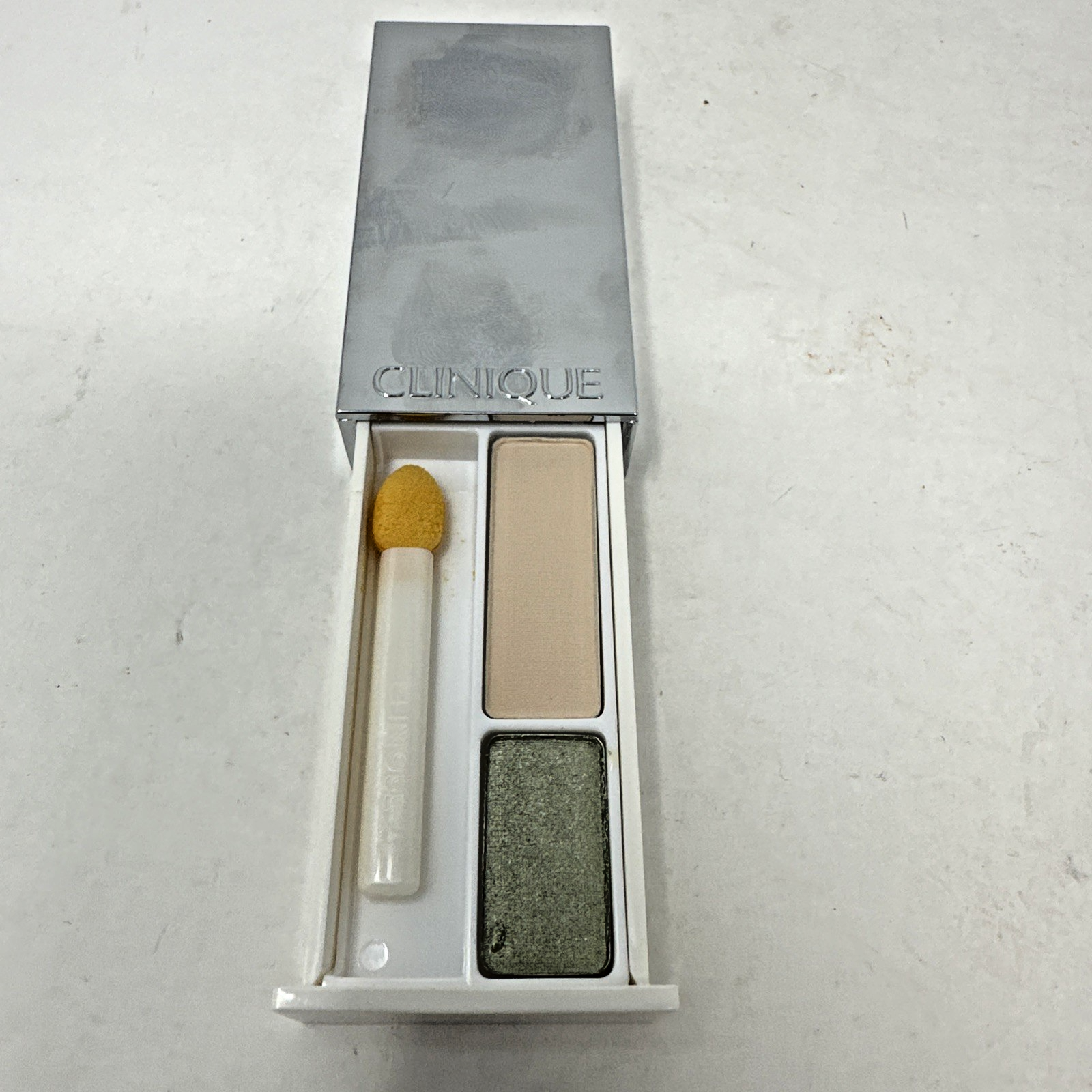 Clinique Colour Surge Eye Shadow Duo Sparkling Sage French Vanilla .07 ...