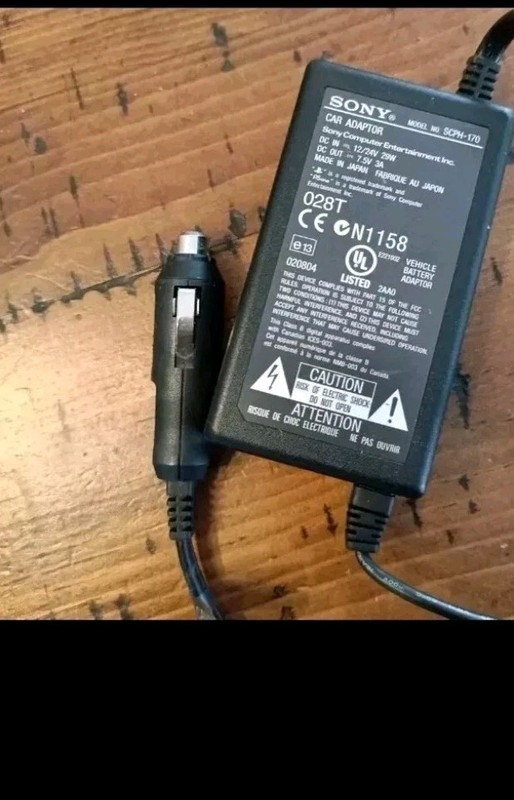 Sony PlayStation PS ONE Car Charger SCPH-170 OEM AC Adapter