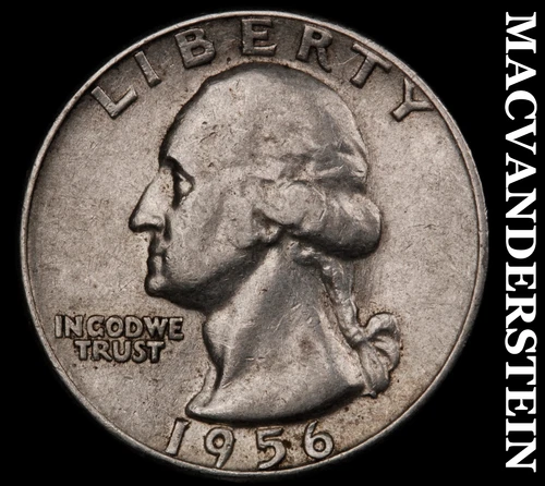 1956 Washington Quarter- Silver- Scarce Better Date No Reserve #J2516