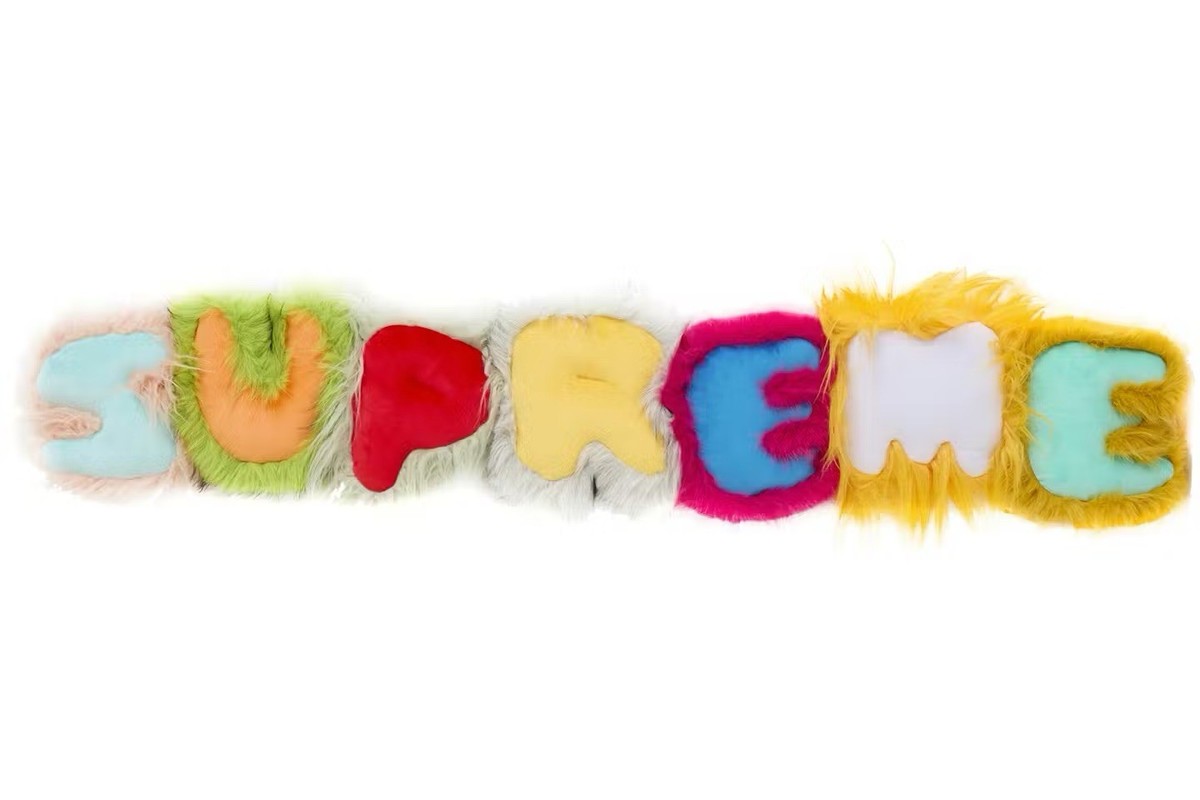 Supreme Faux Fur Pillow NEW UNOPENED MULTI COLOR | eBay