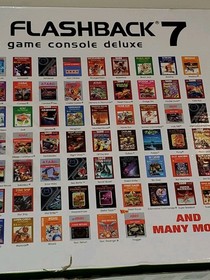 ATARI 2600 Flashback 7 Deluxe Mini Classic Video Game System 101 Games 2 Paddle