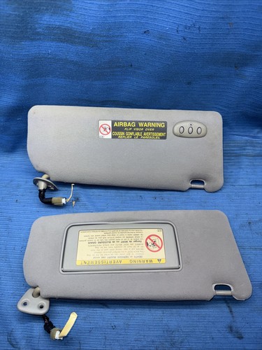 01-05 Lexus IS300 Sun Visor Set Interior Headliner Trim OEM Left Right Gray