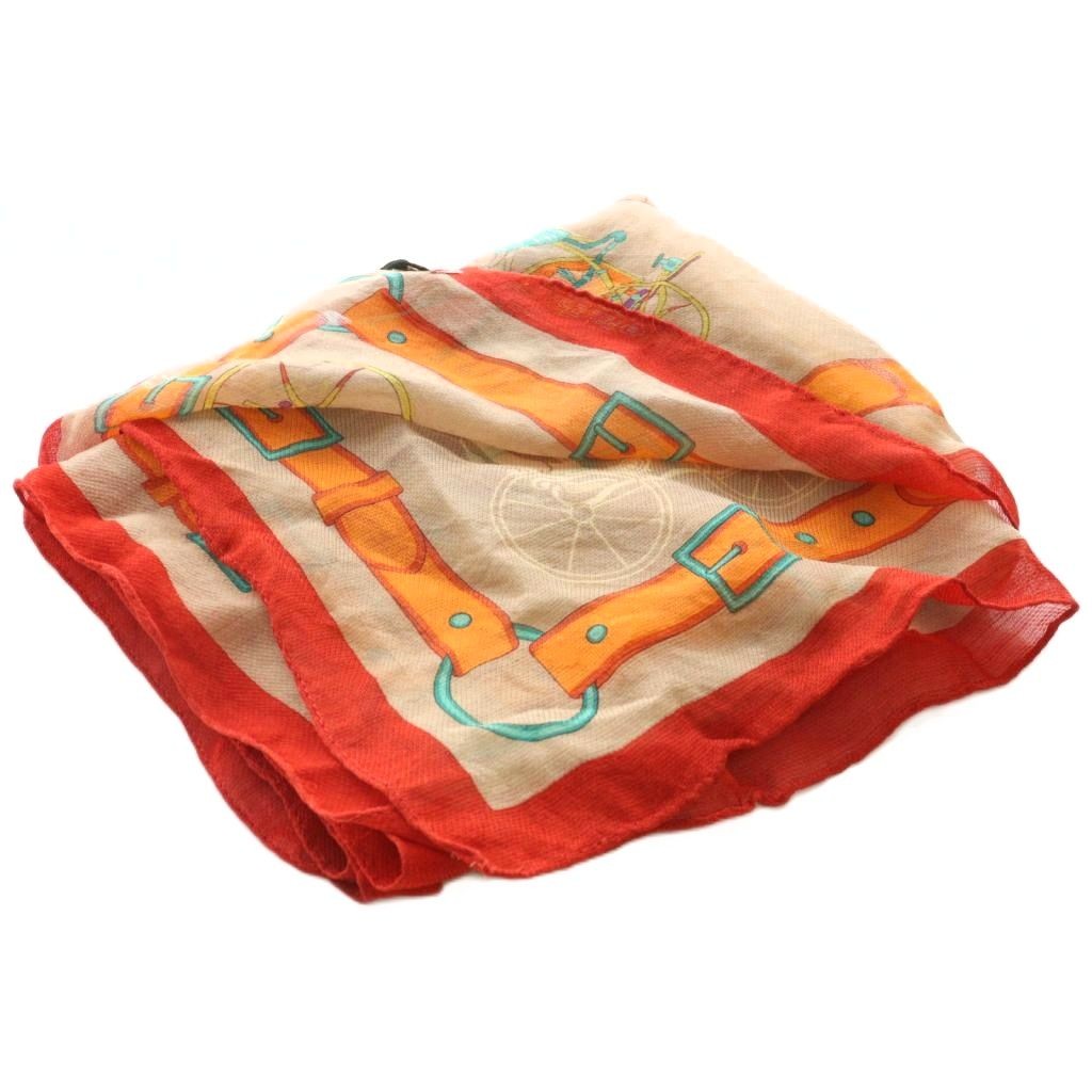 Ameri Vintage Stole Shawl All Over Pattern Beige … - image 3