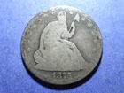 1875 Seated Liberty Half Dollar  Good-