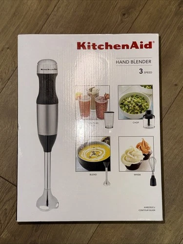 BRAND NEW KitchenAid | Corded Hand Blender | 3 Speed | Contour Silver KHB2352CU