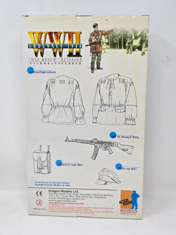 Figura de acción militar alemana Dragon Models 2002 Segunda Guerra Mundial “Edmund” Foto 3 de 4