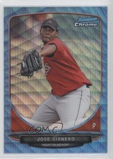 2013 Bowman Wrapper Redemption Blue Wave Refractor Jose Cisnero #BCP35 3d5