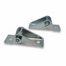 2x Gas Strut Pivot Hinge Brackets M6 Pin Bolt Side Mount Zinc Plated