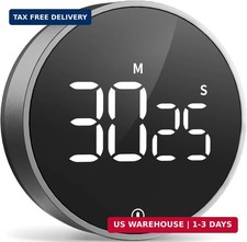 Digital Kitchen Timer - Magnetic Countdown Co...