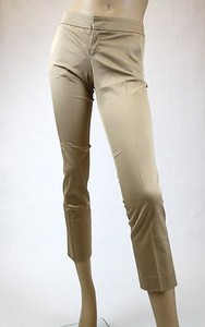 Nuevo Autentico Gucci Mujer Pantalones Capri 38 Caqui 173272 Ebay