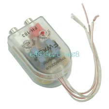 Level Car Speaker High to Low Impedance Converter 2 Channel RCA Line Out CA
