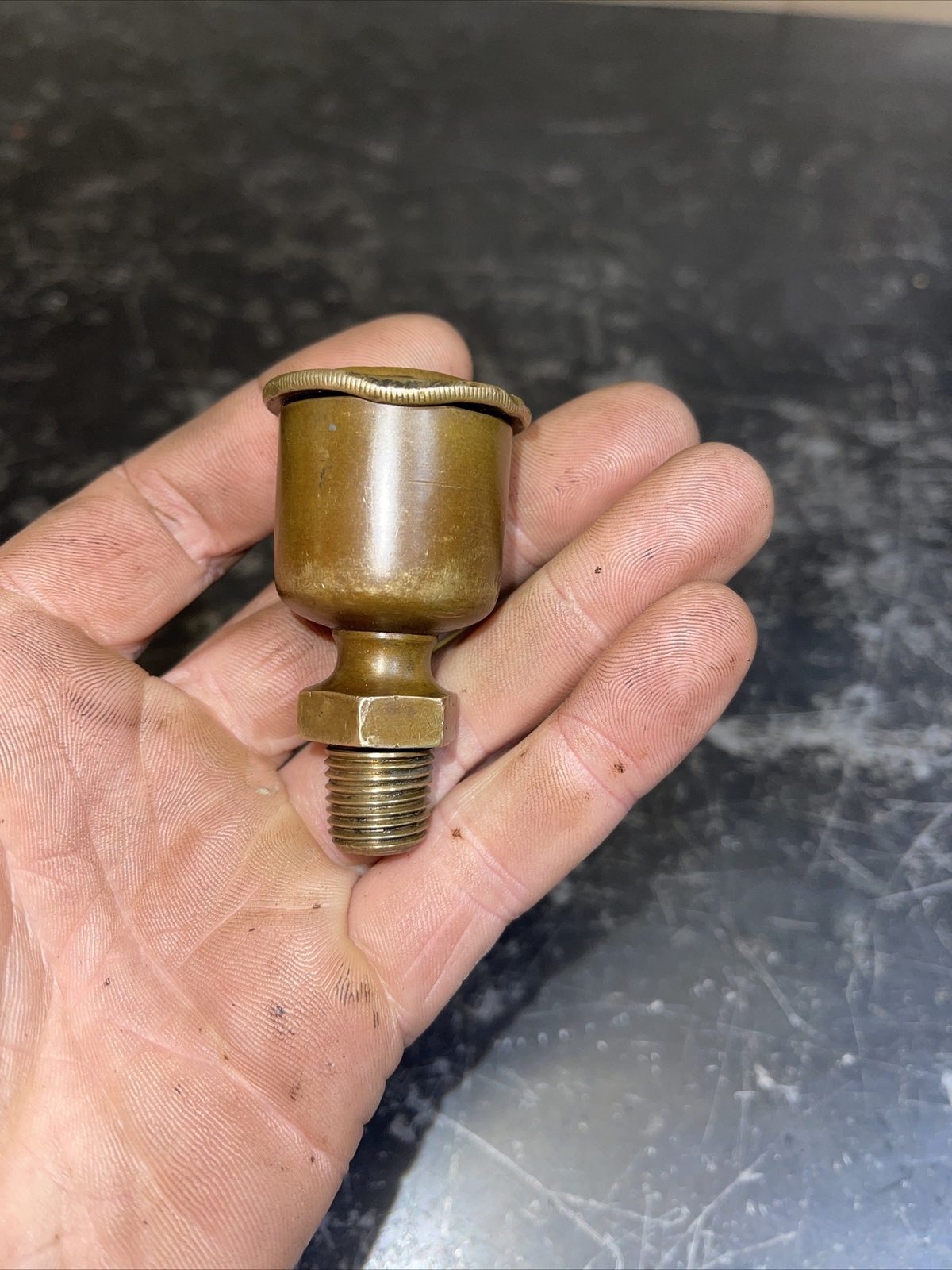 Antique 1/4” Brass Grease Oil Cups Lot Hit Miss Steam Engine eBay