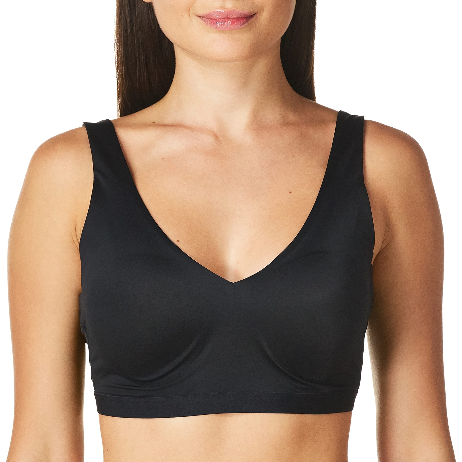 Warner Cloud 9 Wireless Lightly Lined T-Shirt Bra Black Large US