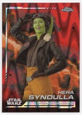 2024 Topps Chrome - Star Wars - Red Ray Wave Refractor 2 Hera Syndulla